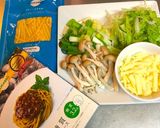 糖質制限!ミートパスタグラタン作り方1写真