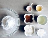 米粉で作る＊シックなフラワークッキー＊作り方1写真
