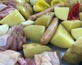 鶏肉と野菜のオーブン焼き。作り方4写真