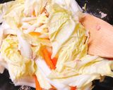 ひき肉と白菜のぽん酢炒め作り方2写真