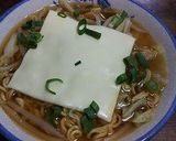 チーズ乗せラーメン作り方2写真