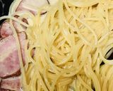 カルボナーラのキャビア添え作り方3写真