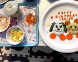 一歳バースデープレート作り方6写真