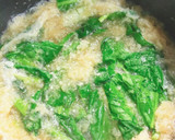 鶏唐揚げの小松菜&みぞれ餡かけ作り方3写真