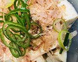シンプル前菜●冷や奴＆おかかの付け出し風作り方2写真