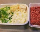 ひき肉と野菜のガッツリ食べる系スープ作り方1写真