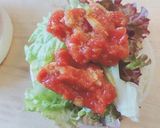朝食に！ツナトマトのビアソーセージサンド作り方5写真