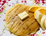 食感楽しい♪くるみレーズンのパンケーキ作り方6写真