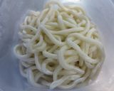 ヒガシマルうどんスープで工夫無しうどん作り方6写真