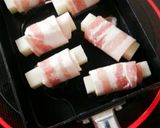 余ったお餅で！豚バラ餅スティック作り方3写真