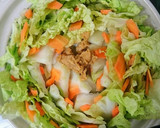さば缶と白菜の鍋作り方4写真