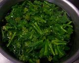 菜の花の辛子醤油和え♪作り方4写真