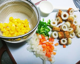 ヤミツキ☆ツナとちくわのカレー炒飯作り方1写真