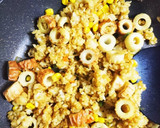 ヤミツキ☆ツナとちくわのカレー炒飯作り方6写真