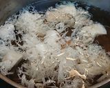 秘伝✨やまぶしだけとチンゲン菜の味噌汁作り方2写真