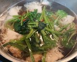 秘伝✨やまぶしだけとチンゲン菜の味噌汁作り方3写真