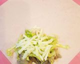 キャベチーズ春巻き☆しょうが焼きリメイク作り方4写真