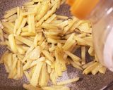 10分完成！牛肉とじゃがいものガリバタ炒作り方4写真