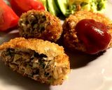 野菜たっぷりメンチカツ作り方4写真