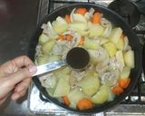 肉じゃが味噌味♪簡単じゃが芋豚肉作り方8写真