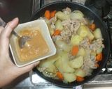 肉じゃが味噌味♪簡単じゃが芋豚肉作り方9写真