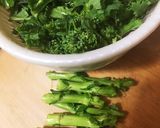 菜の花♪からし和え(左)おひたし(右)♪作り方1写真