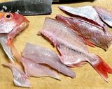 連子鯛の湯引き 薄造り作り方2写真