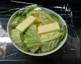 キャベツの塩辛バター和え作り方1写真