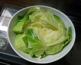 キャベツの塩辛バター和え作り方2写真