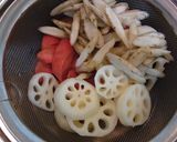 ふんわりお肉の筑前煮〖介護食の工夫付〗作り方2写真