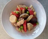 ふんわりお肉の筑前煮〖介護食の工夫付〗作り方12写真