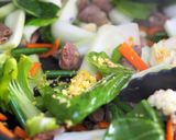 15分で♪たっぷり野菜とハツのピリ辛炒め作り方3写真