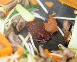 15分で♪たっぷり野菜とハツのピリ辛炒め作り方4写真