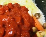 鶏肉＆マカロニのトマトクリームシチュー作り方2写真