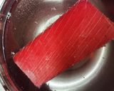 冷凍マグロの解凍作り方1写真