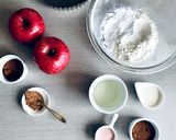 vegan*Apple tart作り方1写真
