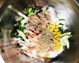 キュウリの蟹かま和え〜青じそ・ごま風味〜作り方5写真