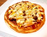 ランチに簡単♡テリヤキチキンのパンケーキ作り方10写真