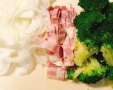 ブロッコリーのカレークリームパスタ作り方1写真