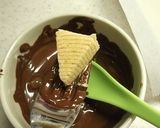 バレンタイン♪ひとくちバウムチョコケーキ作り方7写真