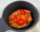 簡単❗️熱々✨市販のコロッケのトマトチーズ焼き🫕作り方3写真
