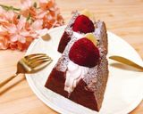 簡単シフォンケーキ♡おしゃれデコ˚✧₊⁎作り方6写真