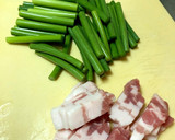 簡単 焼肉のタレで にんにくの芽炒め作り方2写真