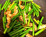 簡単 焼肉のタレで にんにくの芽炒め作り方4写真