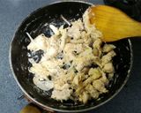 余った餅で♪明太子クリームのチキンドリア作り方6写真