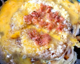 かき揚げと卵で たぬき丼！作り方3写真