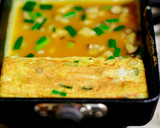 シメジと万能ネギ入り甘辛卵焼き作り方4写真