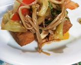 厚揚げと野菜のオイスターソース炒め作り方4写真