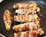 グリル白ネギの豚肉巻き作り方4写真
