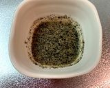 春菊の胡麻味噌くるみ和え作り方2写真
